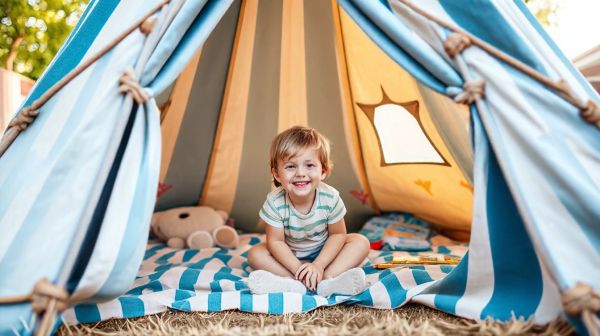 Jeux modernes pour enfants : l'évolution du tipi sécurisé