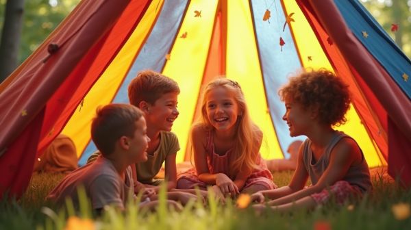 Le monde du tipi : le jeu sécurisé pour enfants transformé