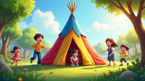 Le monde du tipi : le jeu sécurisé pour enfants transformé