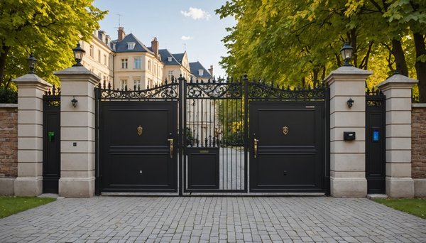 Motorisation enterrée de portail de jardin : esthétisme et performance